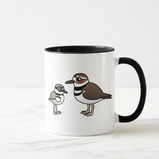 Killdeer & chick mugg (Höger)