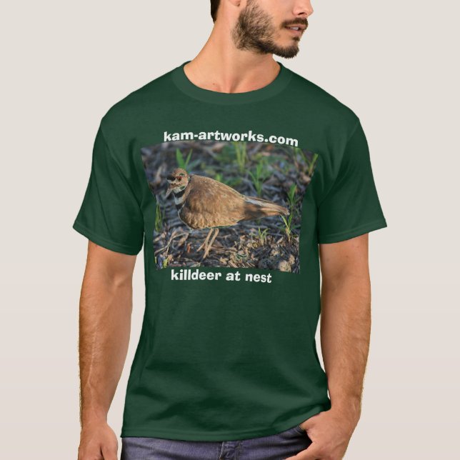 Killdeeren på bygga bo T-tröja Tee (Framsida)