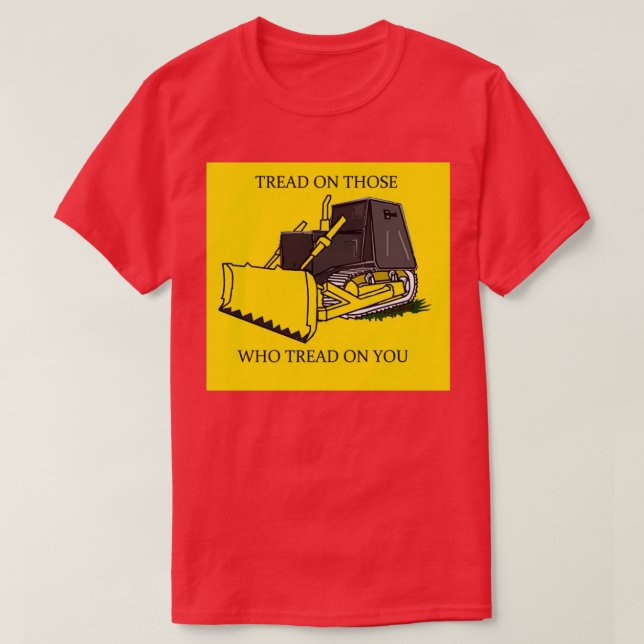 Killdozer Gult  T Shirt (Design framsida)