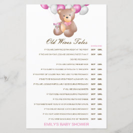 Kille eller tjej Gammalt hustru-sägande Bebis-fest