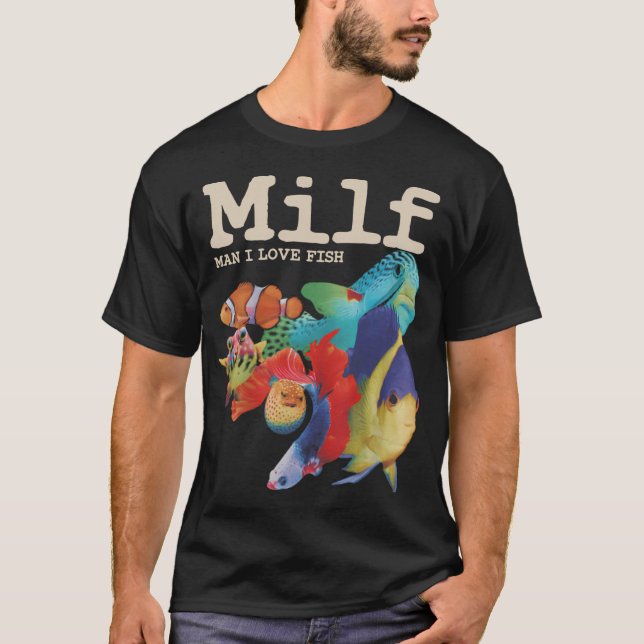 Kille Jag älskar fisk T Shirt (Framsida)