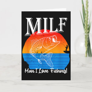 Kille jag älskar fiske roligt kort