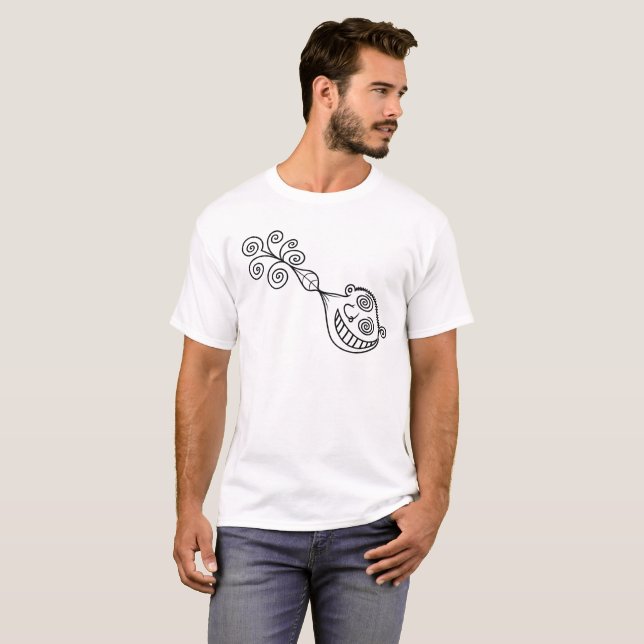 Kille som rycktes upp t shirt (Hel framsida)