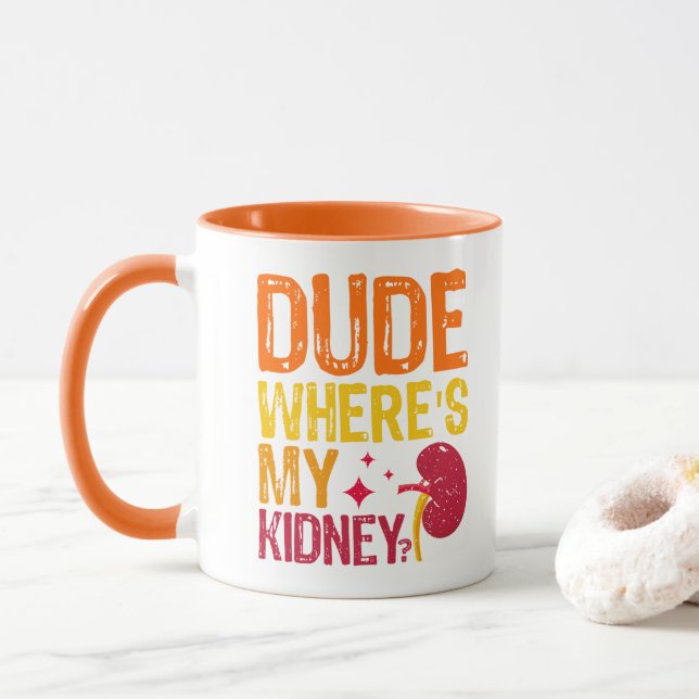 Kille Var Är Min Njure Transplantation Nefrologi C Mugg (Med munk)
