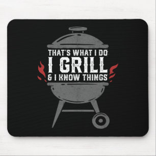 Killen I Grill Och Jag Vet Roliga Bbq Grillning Musmatta