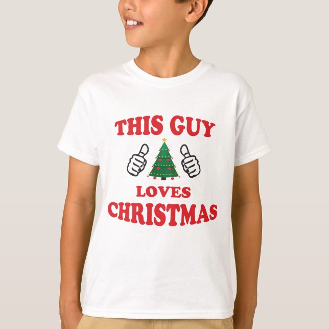 Killen kärlek christmas t shirt (Framsida)