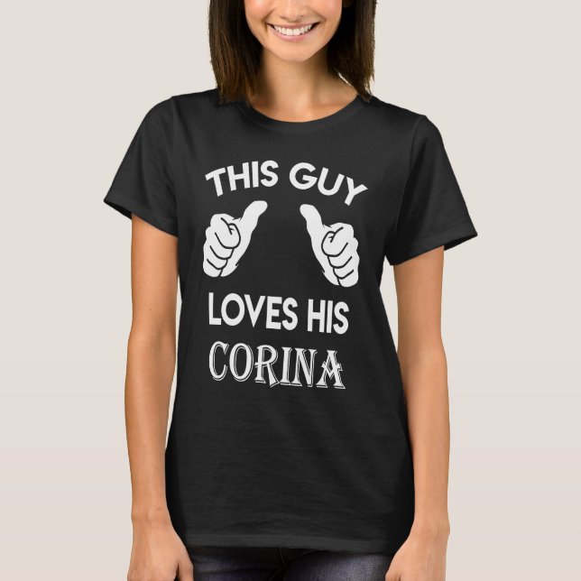 Killen kärlek hade en Corinas valentinårsdag 7 T Shirt (Framsida)