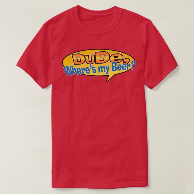 Killen Wheres my Beer T Shirt (Design framsida)