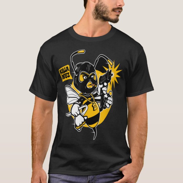 Killer Bee TShirt T Shirt (Framsida)