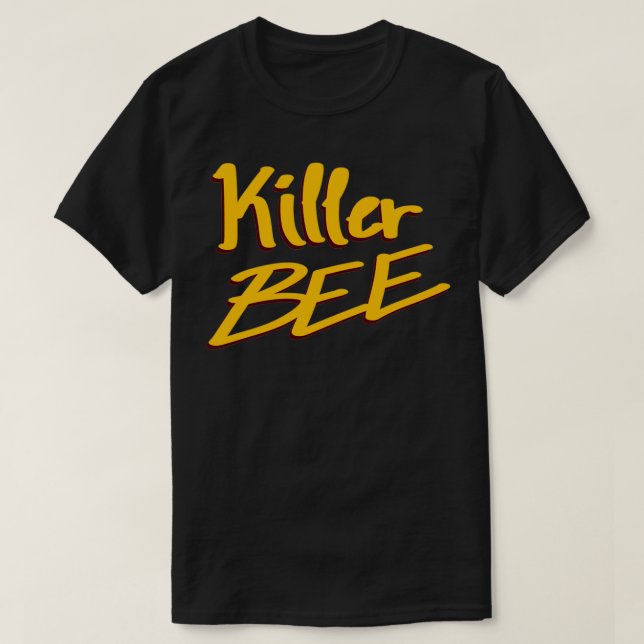 Killer bi i gult t shirt (Design framsida)