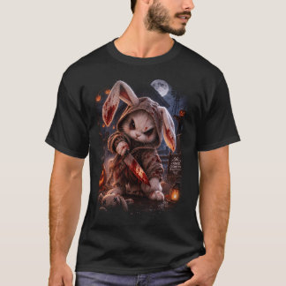Killer Bunny Halloween Horror T Shirt