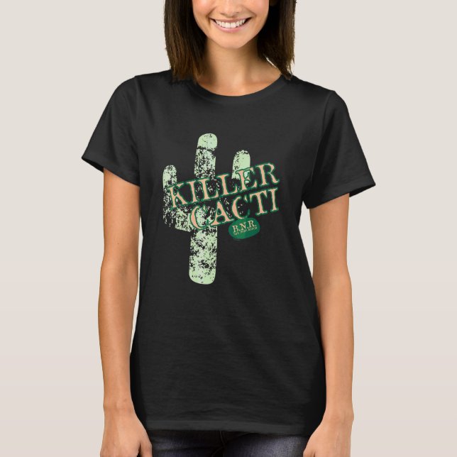 Killer Cacti T Shirt (Framsida)