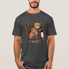 Killer Cat, Hand Pavisserligen, Cat Owner Humor T- T Shirt