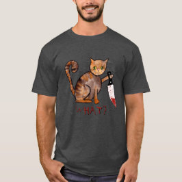 Killer Cat, Hand Pavisserligen, Cat Owner Humor T- T Shirt