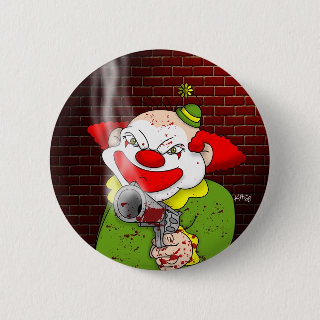 Killer Clown Button Knapp (Framsida)