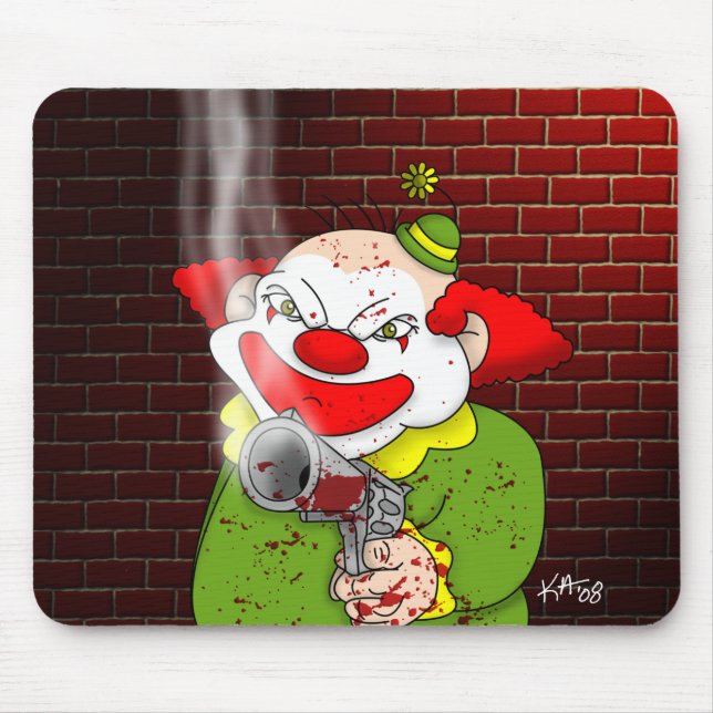 Killer Clown Mousepad Musmatta (Framsidan)