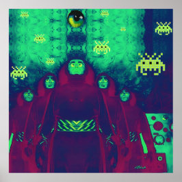 Killer Invaders från Rymden Poster