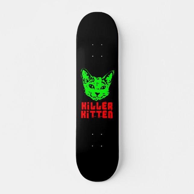 Killer Kitten - II Mini Skateboard Bräda 18,7 Cm (Framsida)