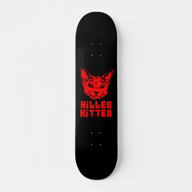Killer Kitten Old School Skateboard Bräda 21,6 Cm (Framsida)