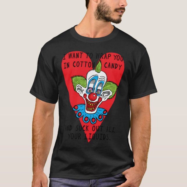 Killer Klown Kärlek T Shirt (Framsida)