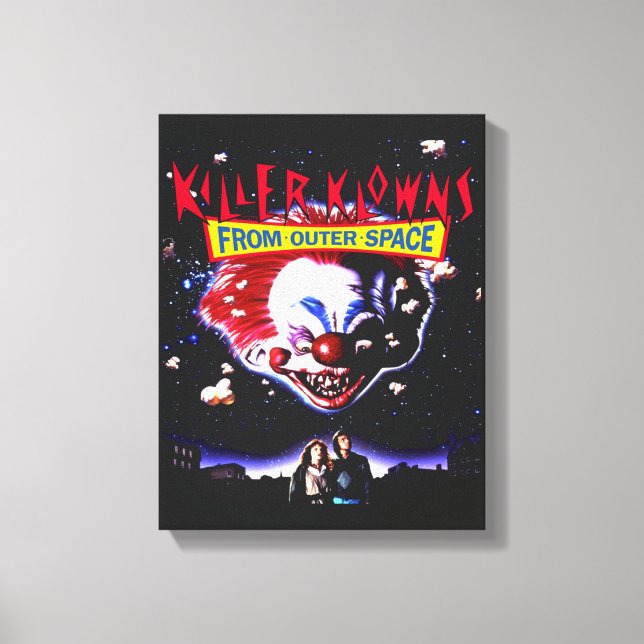 Killer Klowns Clowns From Outer Space Movie Horror Canvastryck (Framsida)