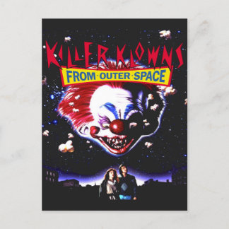 Killer Klowns Clowns From Outer Space Movie Horror Vykort