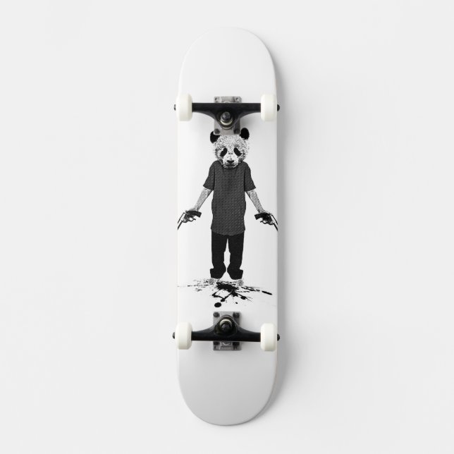 Killer panda skateboard bräda 21,5 cm (Framsida)