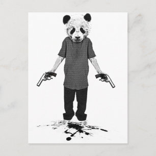 Killer panda vykort