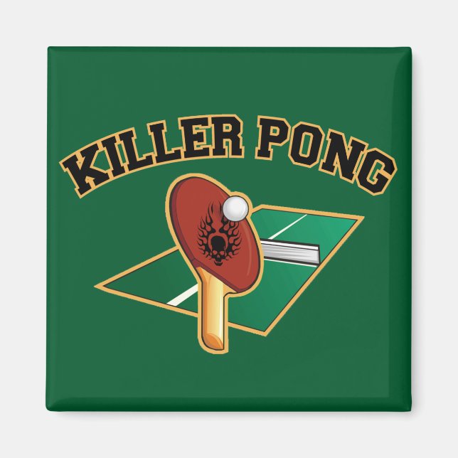 Killer Pong magnet (Framsidan)