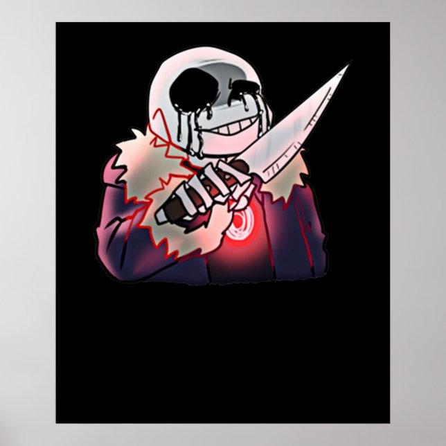 Killer Sans Undertale Poster (Framsidan)