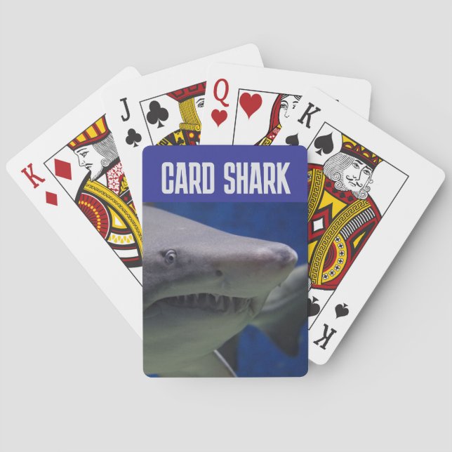 KILLER SHARK CARD SHARK-spelkort Casinokort (Baksidan)