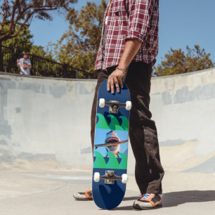 KILLER SHARK SURFBOARD Skateboard Dek