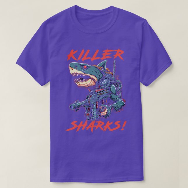 Killer Sharks T Shirt (Design framsida)
