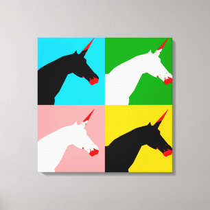 Killer Unicorn (Art Print) Canvastryck