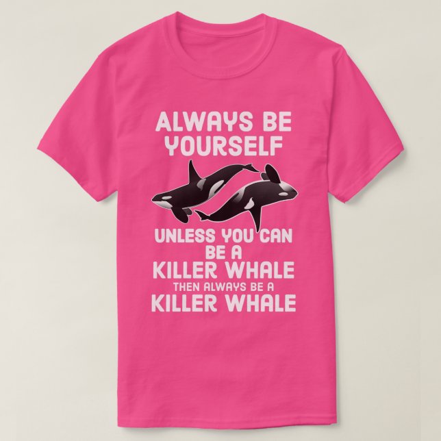 Killer Whale Älskare Gift T Shirt (Design framsida)