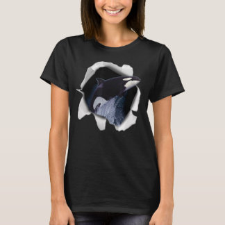 Killer Whale and Tapet Fishing Dyka me T Shirt