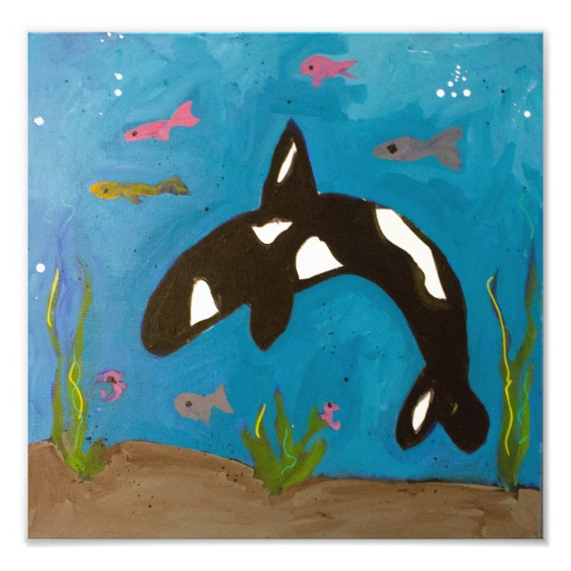 Killer Whale by Genevieve & Gina Fototryck (Framsidan)