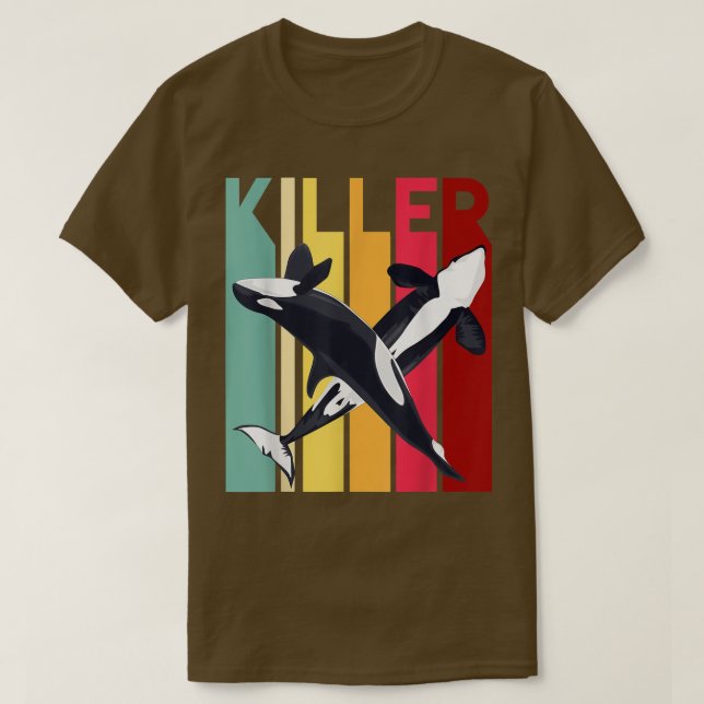 Killer Whale Gift Idea Sea Animals Orca T Shirt (Design framsida)