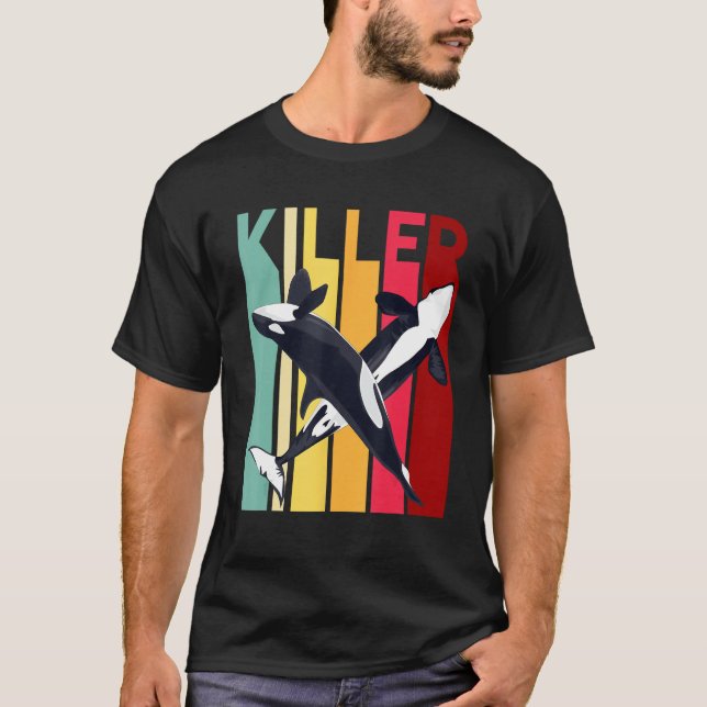 Killer Whale Gift Idea Sea Animals Orca T Shirt (Framsida)