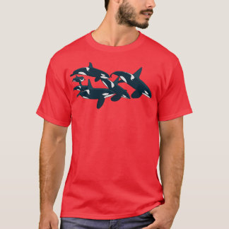 Killer Whale Group T Shirt