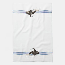 Killer Whale - Kitchen Towel Kökshandduk