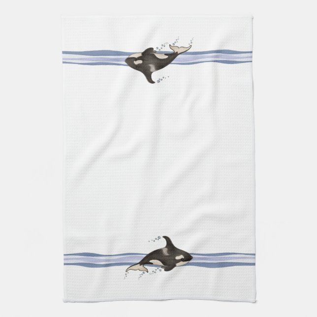 Killer Whale - Kitchen Towel Kökshandduk (Vertikal)