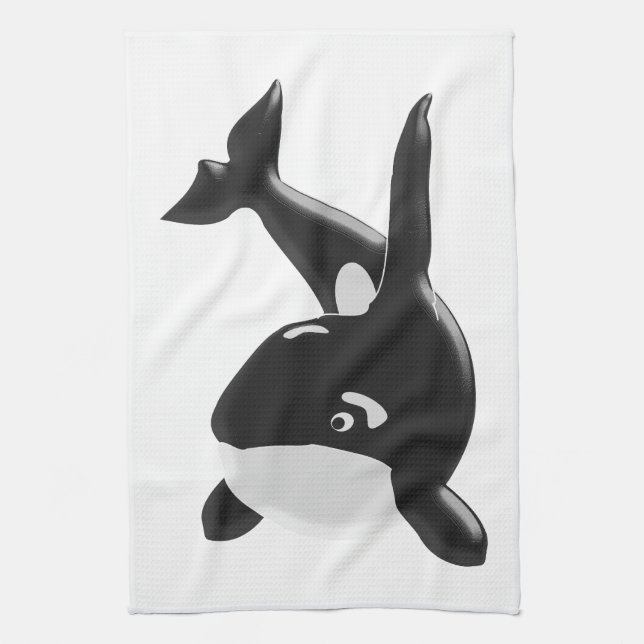 Killer Whale Kökshandduk (Vertikal)