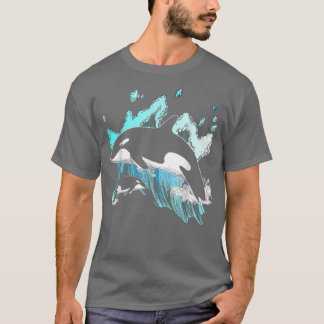 Killer Whale Ocean Älskare Gift Idea Manar Boys Ki T Shirt