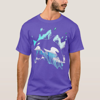 Killer Whale Ocean Lover Gift Idea Men Boys Kids O T Shirt