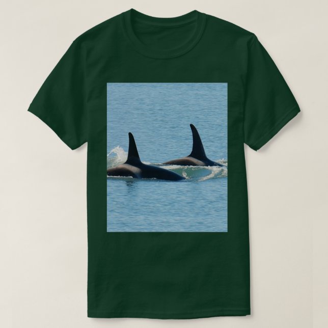 Killer whale orca fins 4 t shirt (Design framsida)