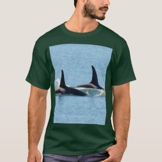Killer whale orca fins 4 t shirt