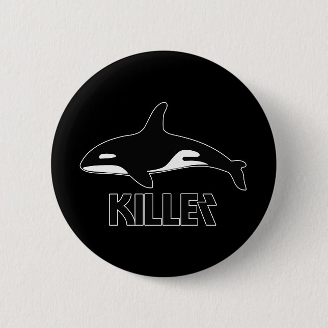 Killer Whale Orca of Death Knapp (Framsida)