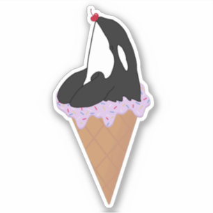 Killer Whale Orca Sticker Klistermärken