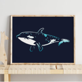 Killer Whale Print | Skriv ut Killer Whale Wall Poster